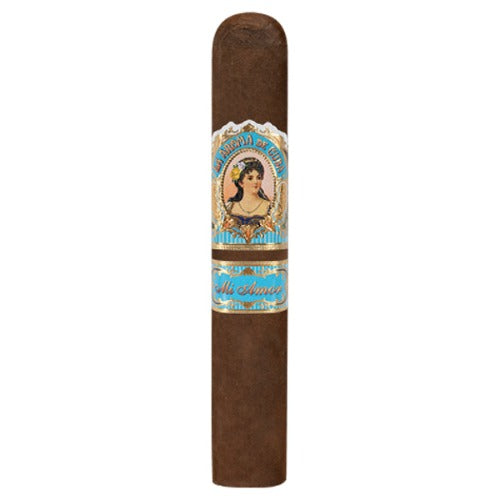 La Aroma de Cuba - Mi Amor cigar, a 5" x 50 robusto-sized smoke with dark chocolate, espresso, and spice flavors, wrapped in a dark Mexican San Andrés wrapper | Best cigar price in Ontario