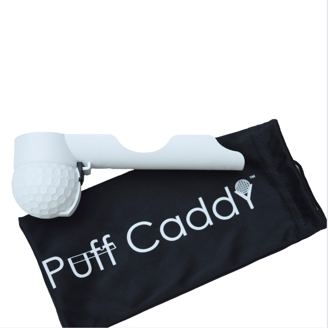 Golf Ball Cigar Holder - Safely store your cigar on a golf cart during your round