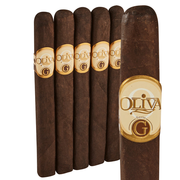 Oliva Serie G Robusto cigar, a medium-bodied smoke with cedar, coffee, and spice flavors, wrapped in an African Cameroon leaf | Best cigar location in Durham | CigarHaus