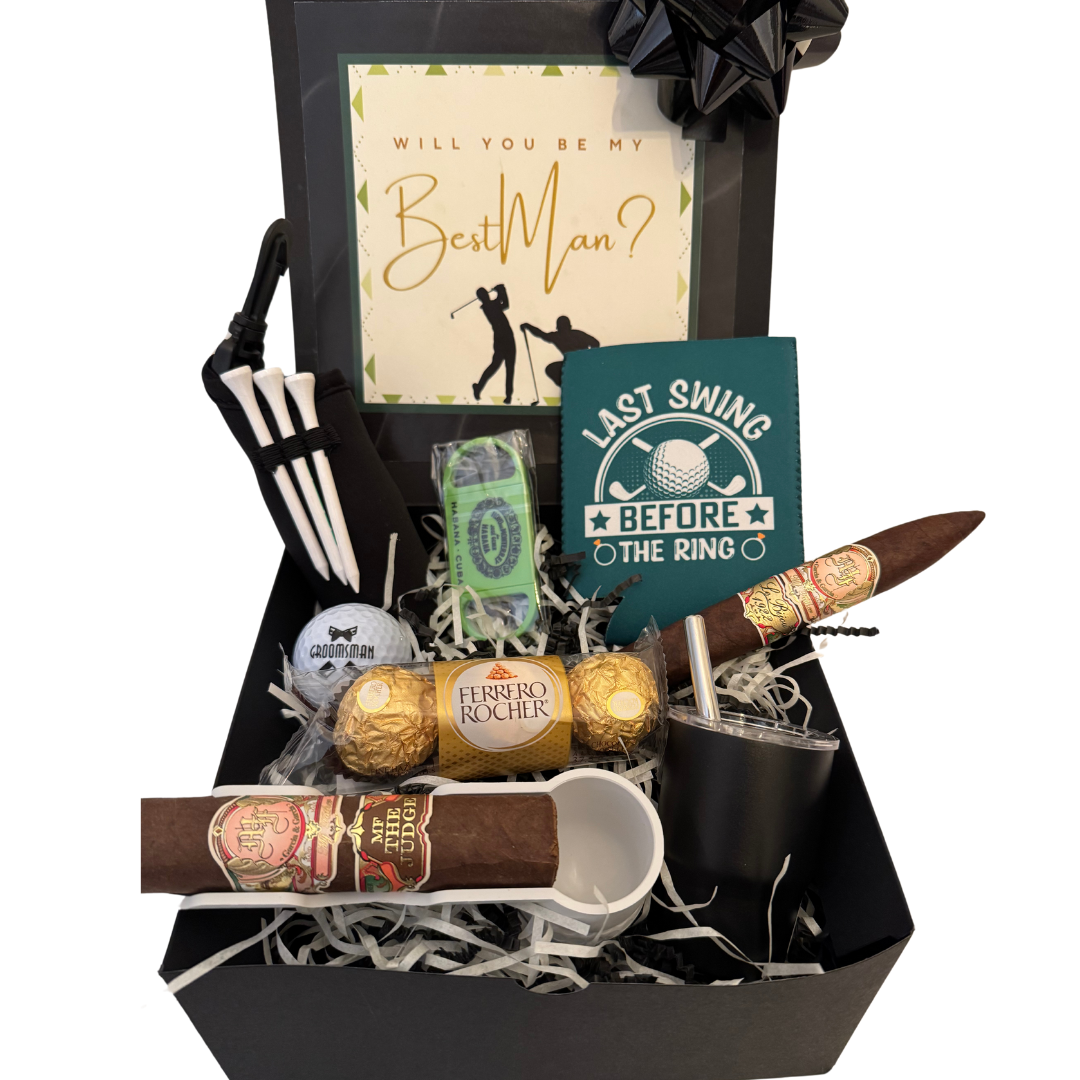 Groomsman Gift Box - Cigars & Golf