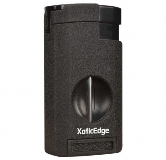 XOTIC EDGE - TRIPLE TORCH LIGHTER WITH RECESSED V-CUTTER(2-in-1)