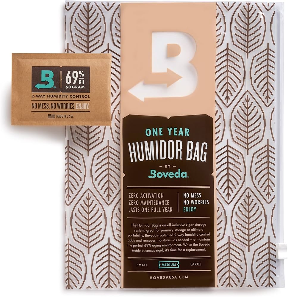 BOVEDA - ONE YEAR HUMIDOR BAG