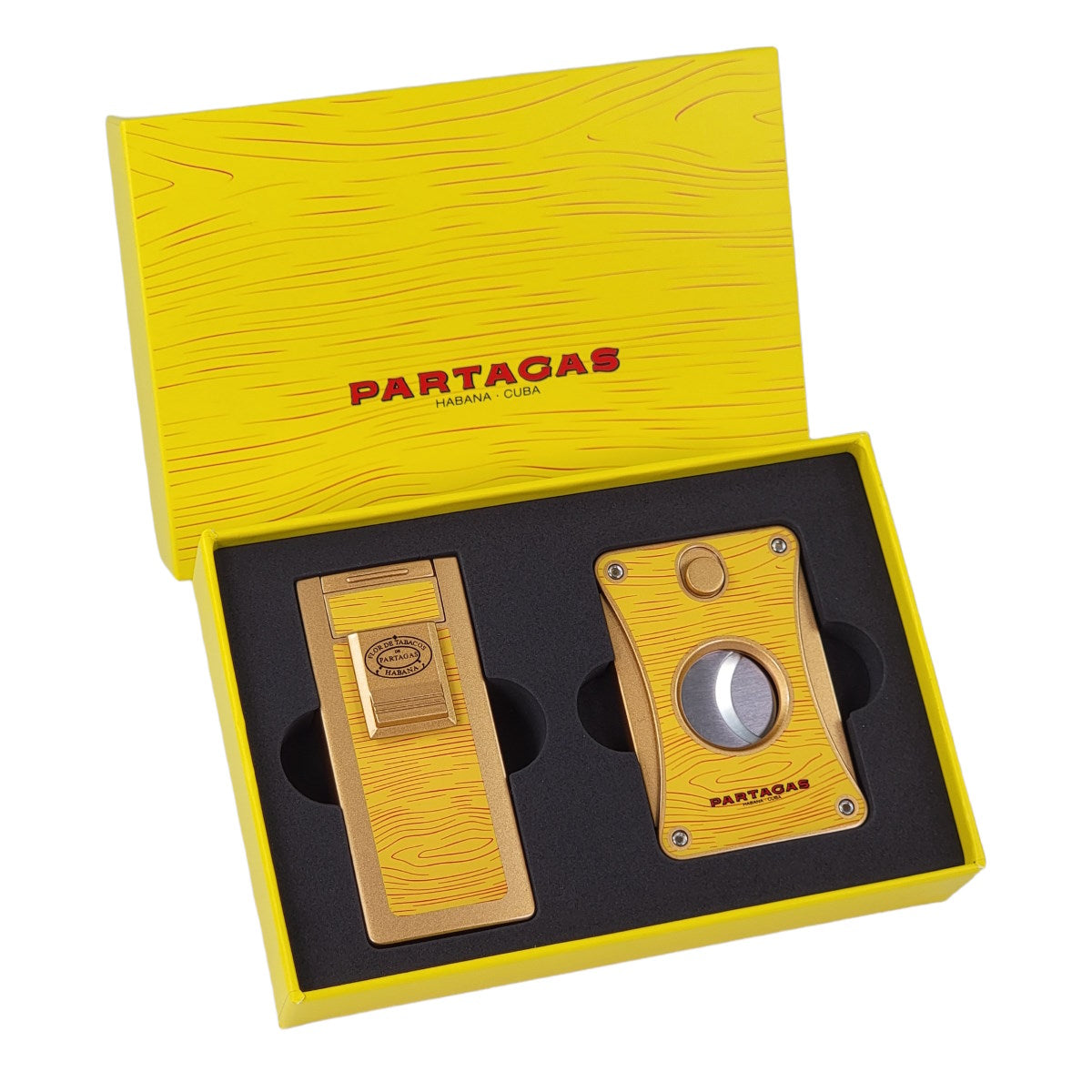 PARTAGAS SET (LIGHTER & CUTTER)