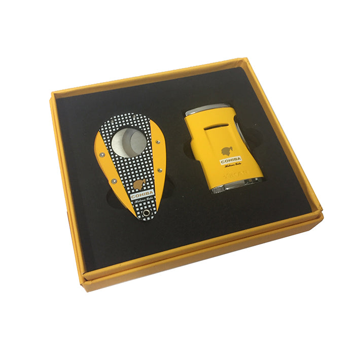 COHIBA MX SET (LIGHTER & CUTTER)