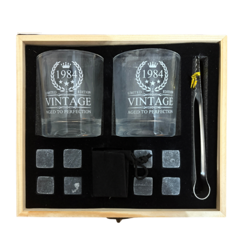 VINTAGE WISKEY GLASS SET
